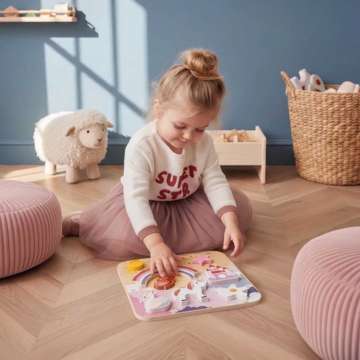 Jumbo Unicorn Chunky Puzzle Speedy Monkey Lil Tulips