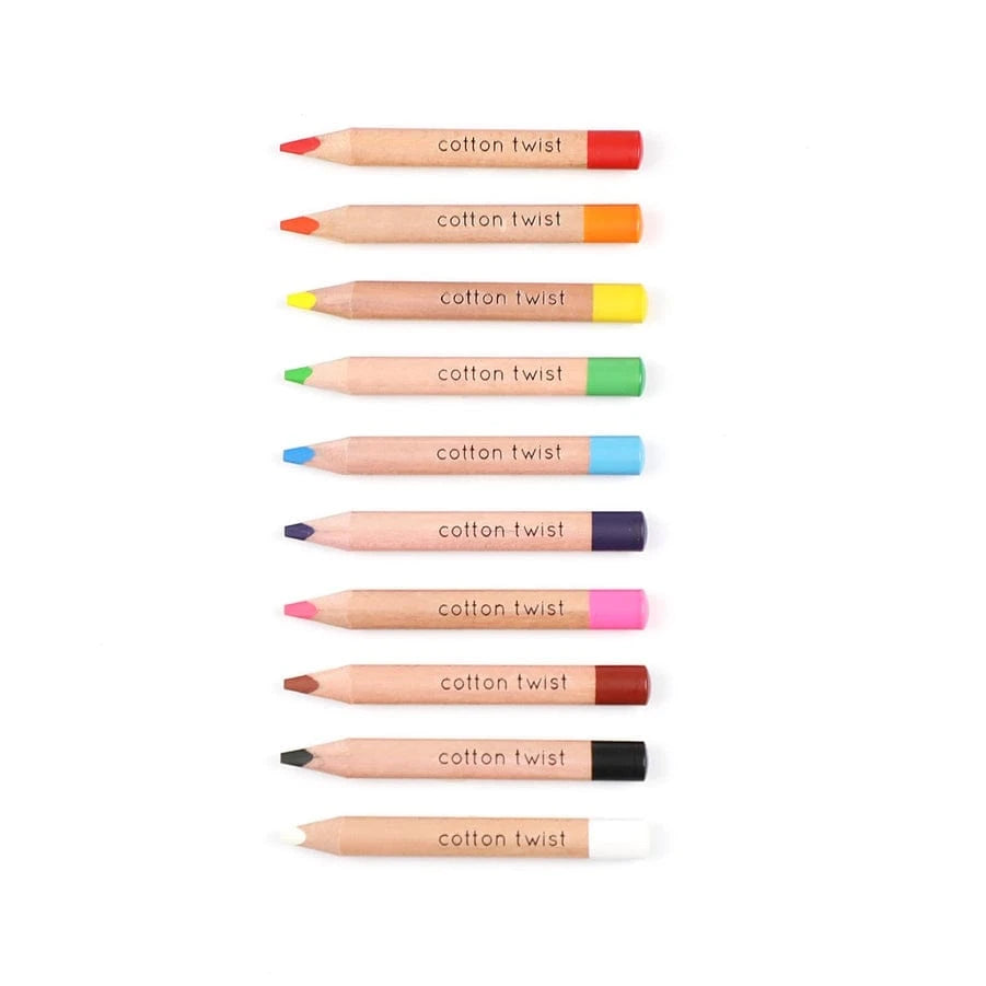 Jumbo Watercolour Pencils Tin Cotton Twist Lil Tulips