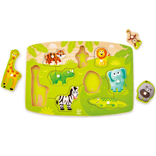 Jungle Peg Puzzle Hape Lil Tulips