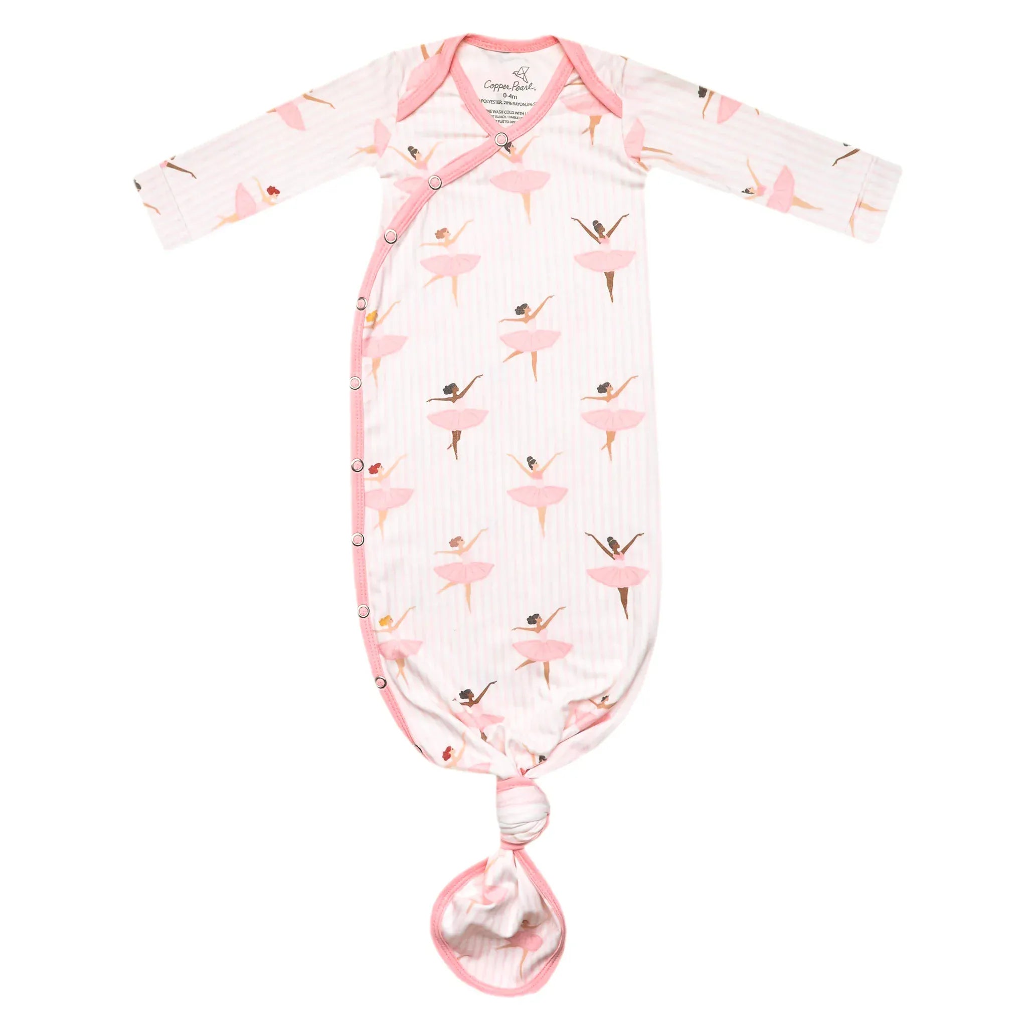 Katerina Newborn Knotted Gown Copper Pearl Lil Tulips