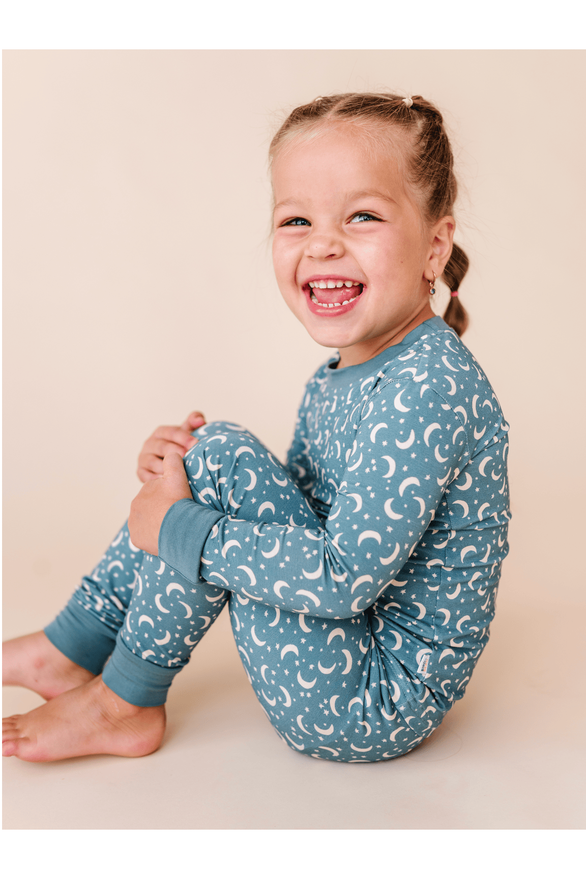 Kids Bamboo Pajamas - Love You To the Moon Bird & Bean Lil Tulips