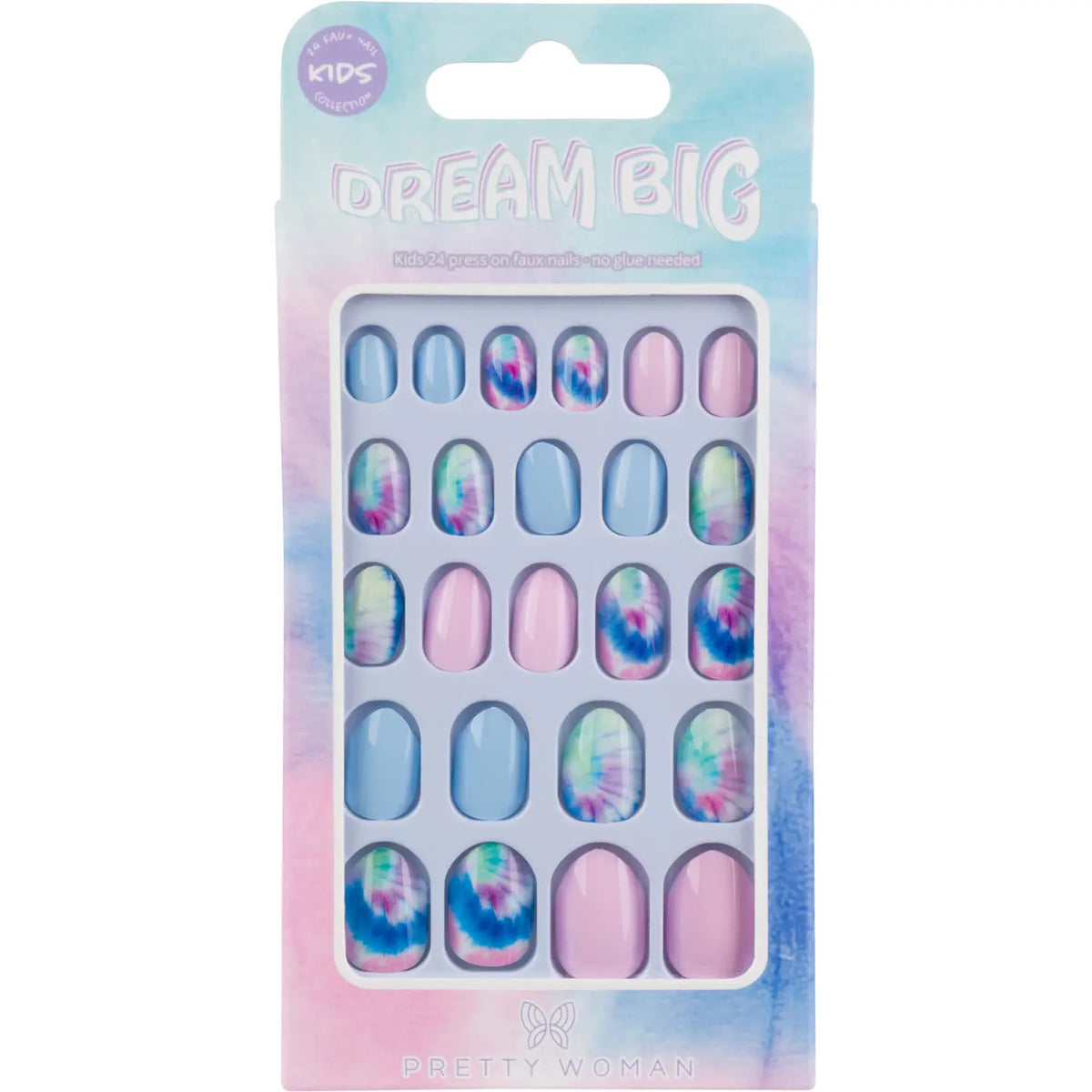 Kids Press On Nails - Dream Big Pretty Woman Lil Tulips
