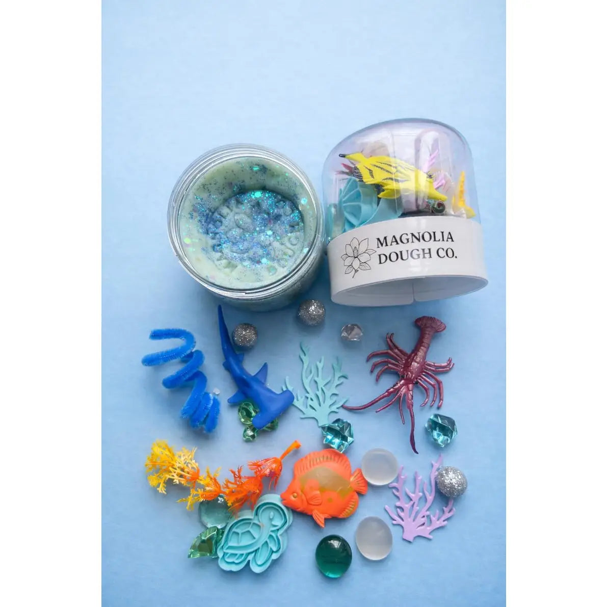 Kids Sensory Play Dough Jar - Under the Sea Magnolia Dough Lil Tulips
