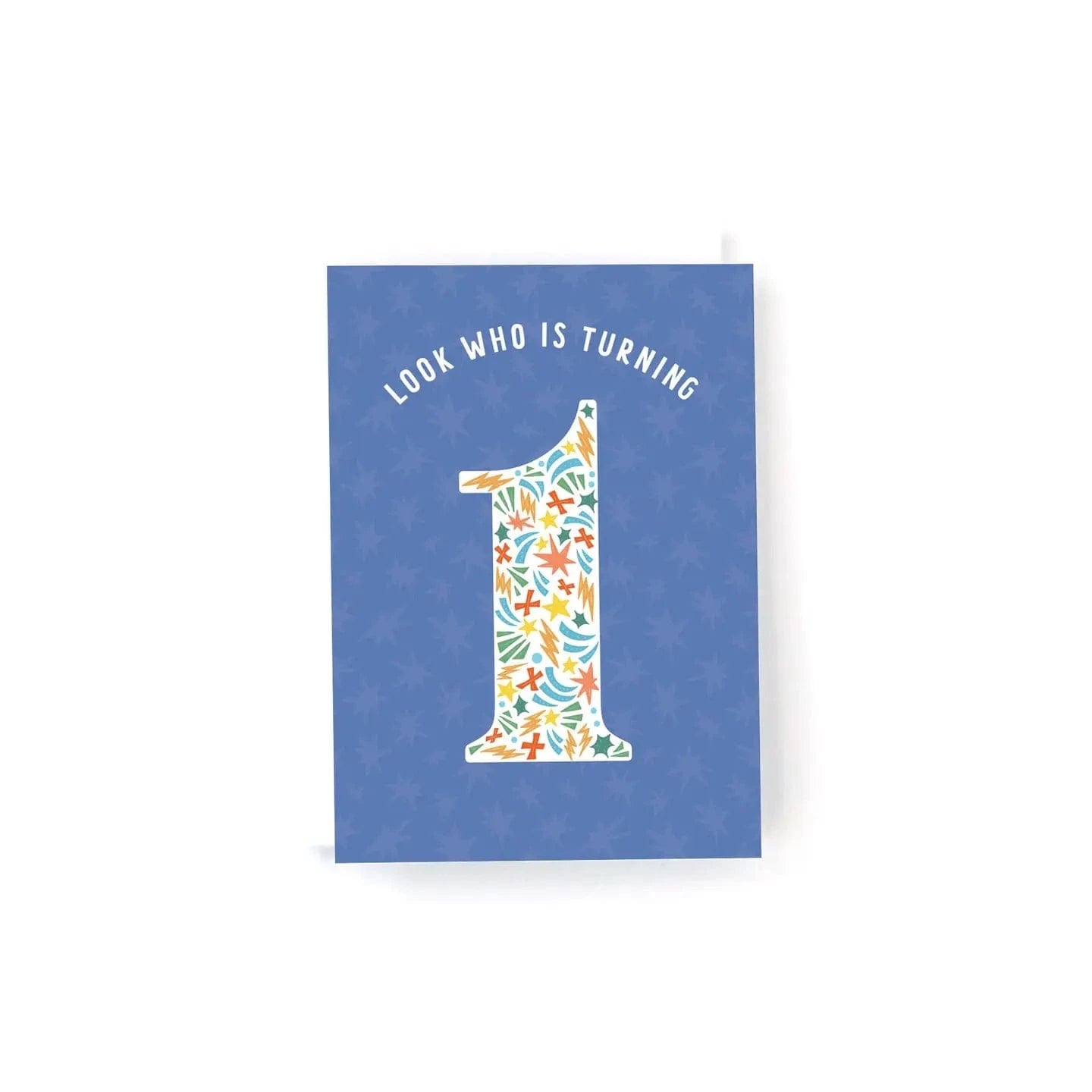 Kids Super Hero MINI Birthday Card - Choose a Number 1-5 Pedaller Designs Lil Tulips