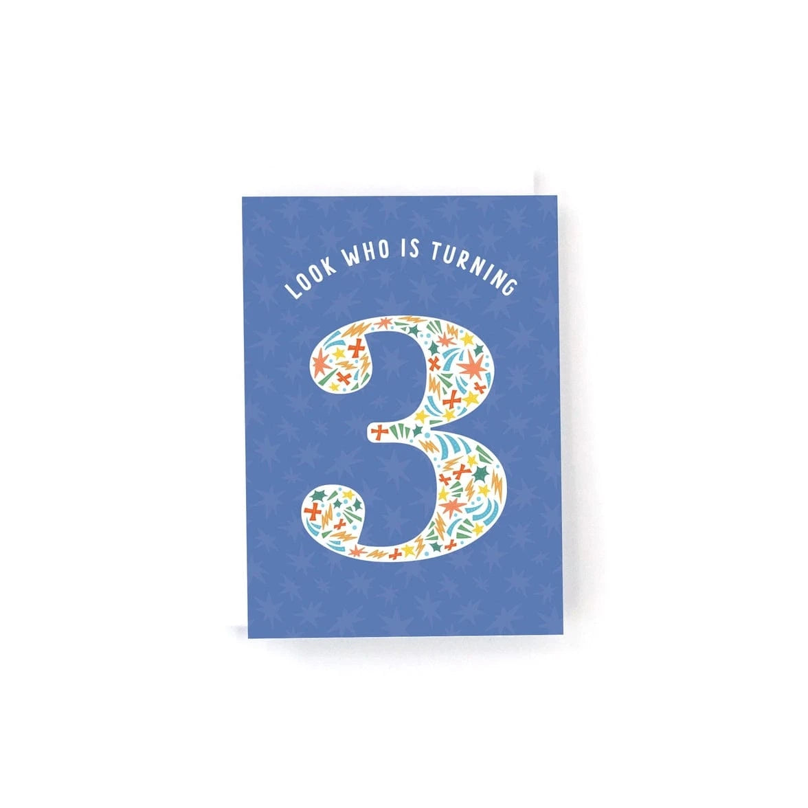 Kids Super Hero MINI Birthday Card - Choose a Number 1-5 Pedaller Designs Lil Tulips