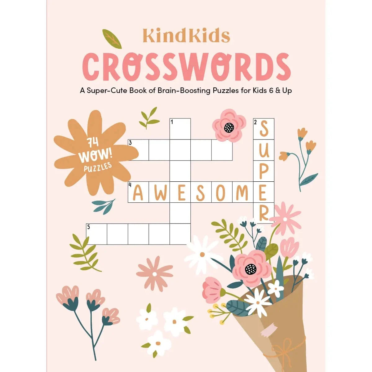 Kindkids Crosswords: Brain-Boosting Puzzles Schiffer Kids Books Lil Tulips