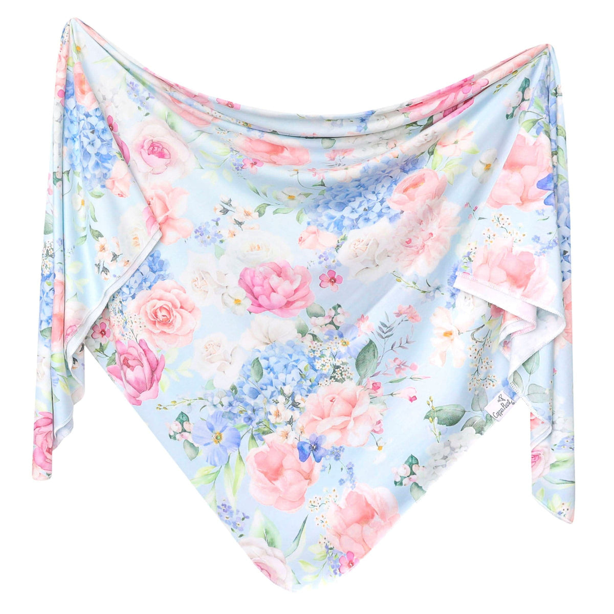 Knit Swaddle Blanket - Genevieve Copper Pearl Lil Tulips