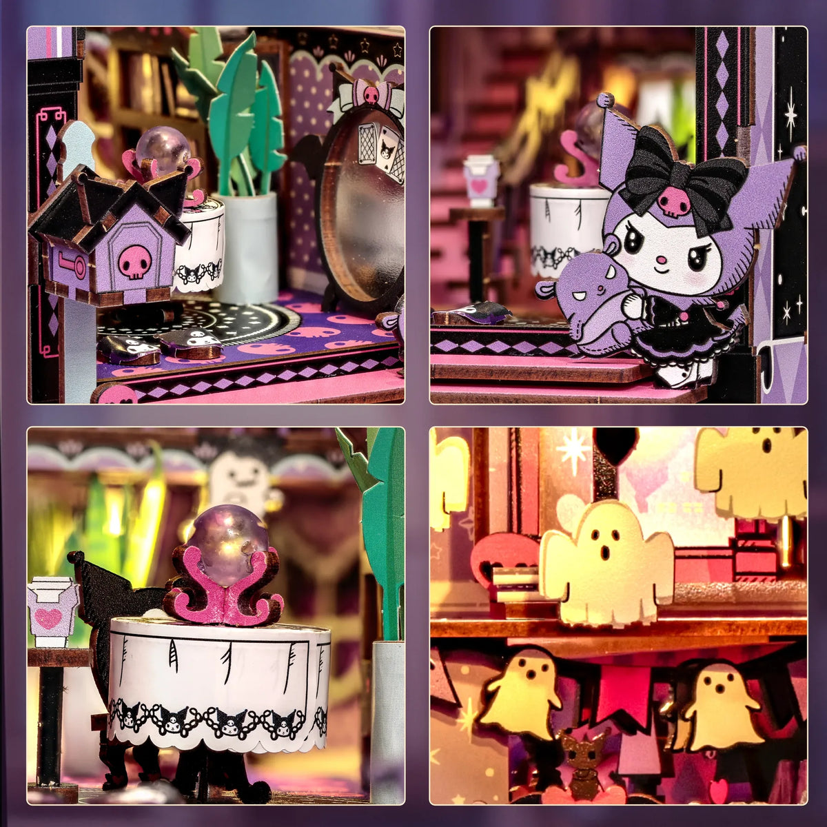 Kuromi Spooky House - Diy Book Nook Kit Hands Craft Lil Tulips