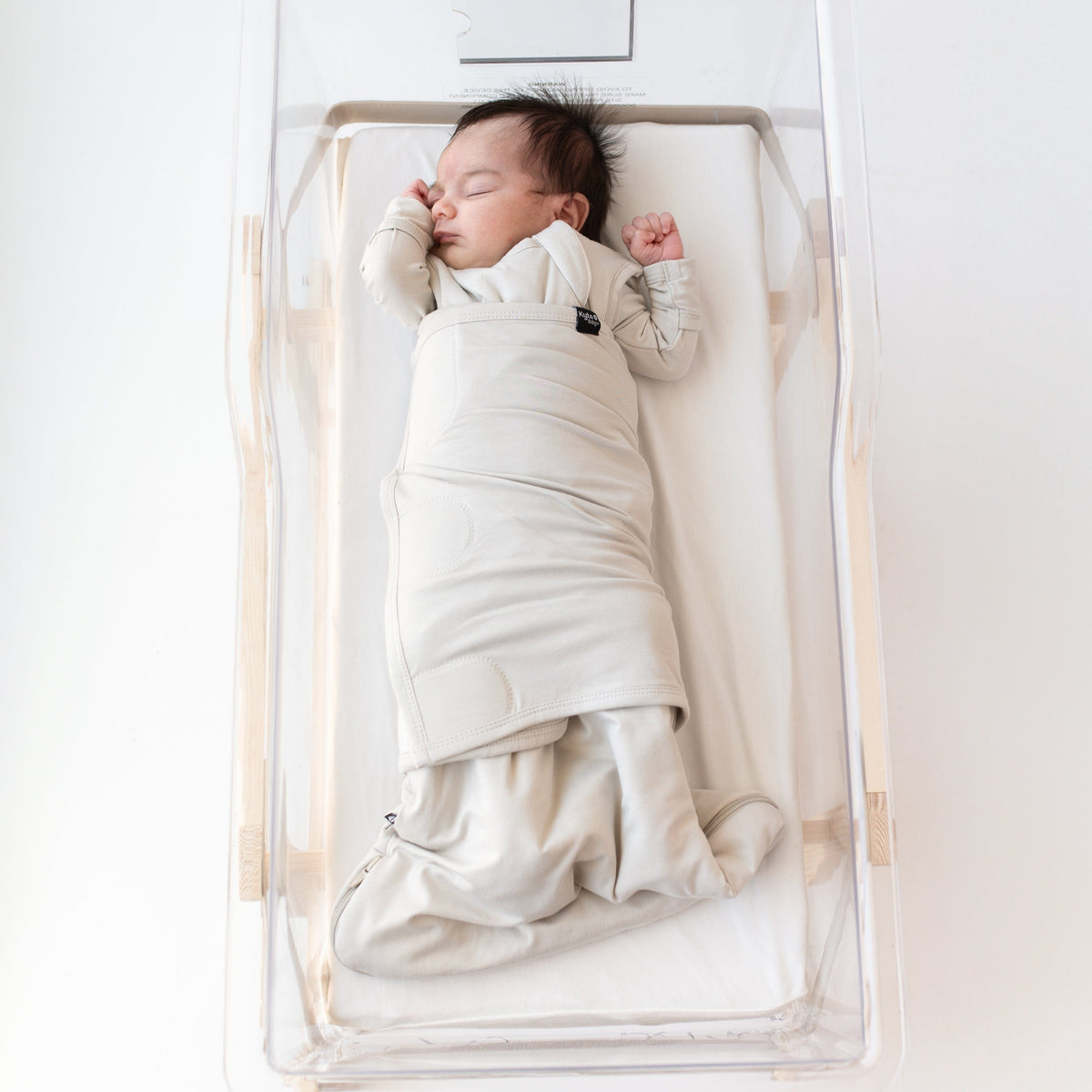 Kyte Baby Sleep Bag Swaddler in Oat 1.0 TOG, size XS