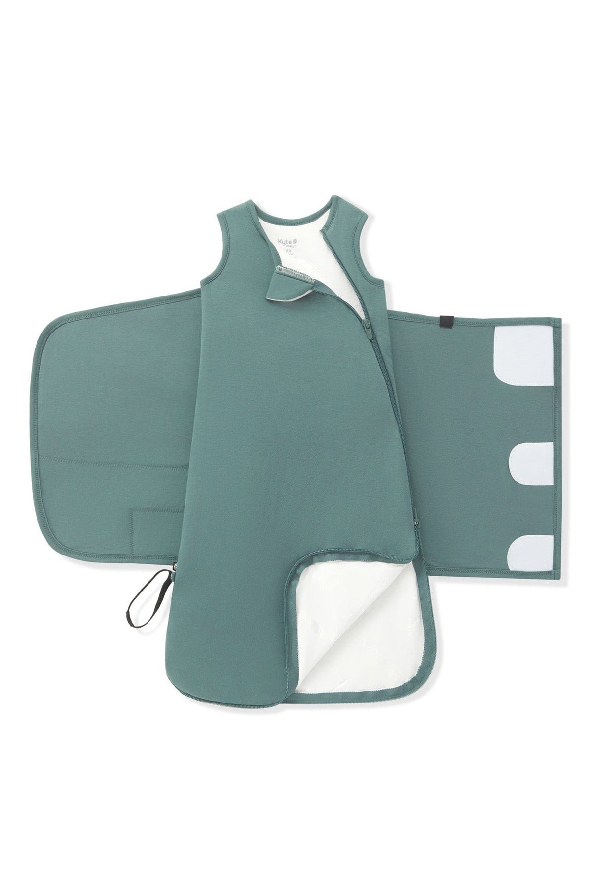 Kyte Baby Sleep Bag Swaddler in Pine 1.0 TOG, size XS