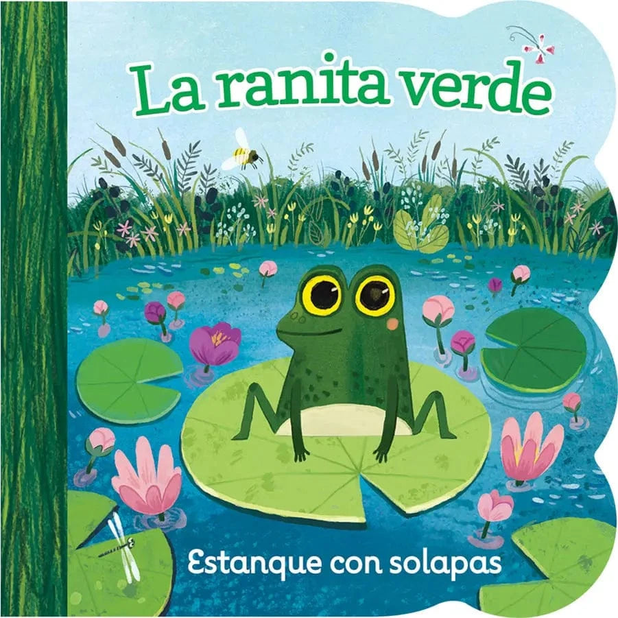 La Ranita Verde / Little Green Frog (Spanish Edition) Cottage Door Press Books Lil Tulips