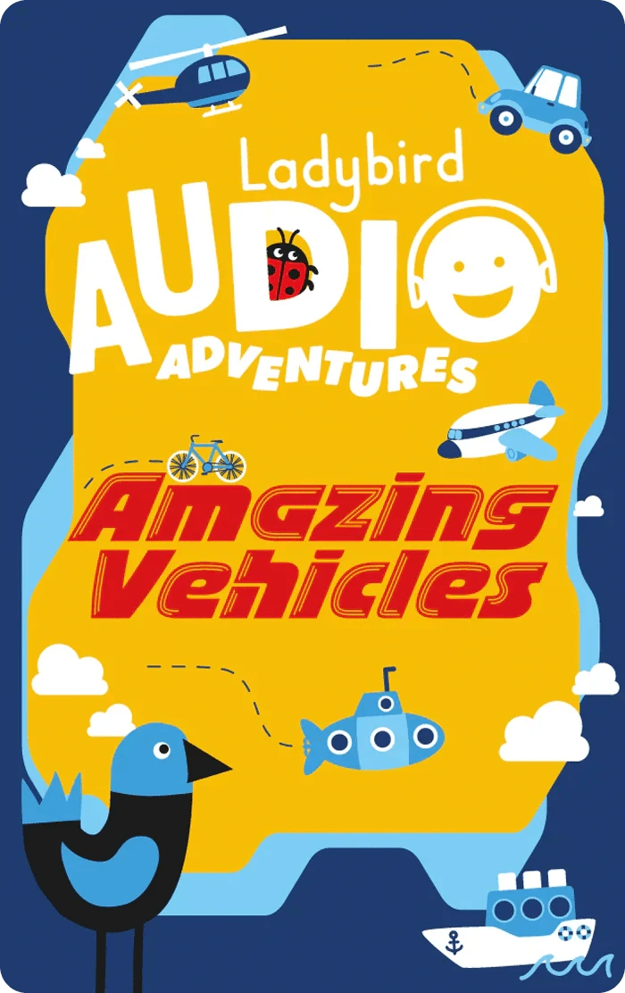Ladybird Audio Adventures: Amazing Vehicles - Audiobook Card Yoto Lil Tulips
