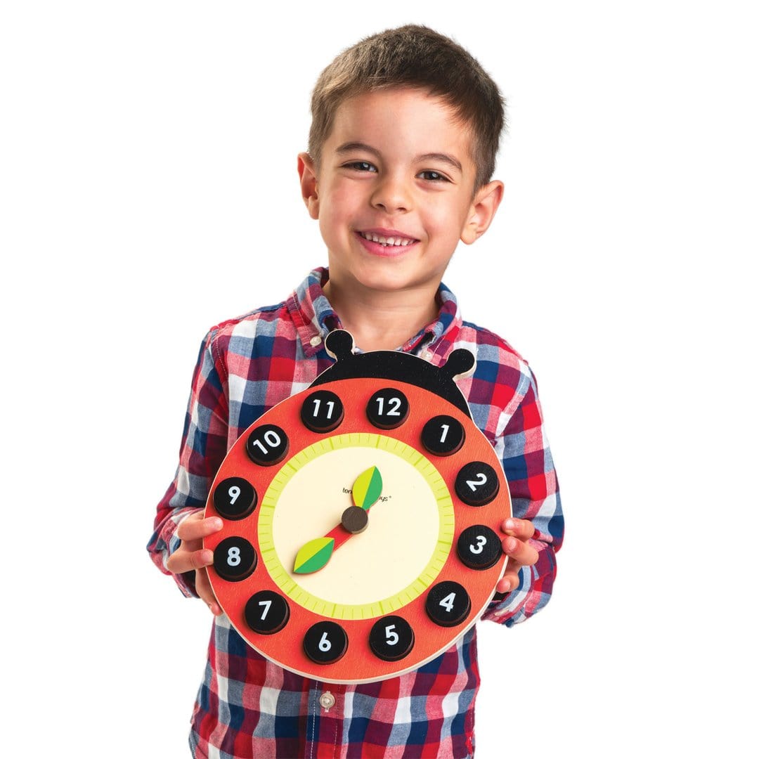 Ladybug Teaching Clock Tender Leaf Lil Tulips