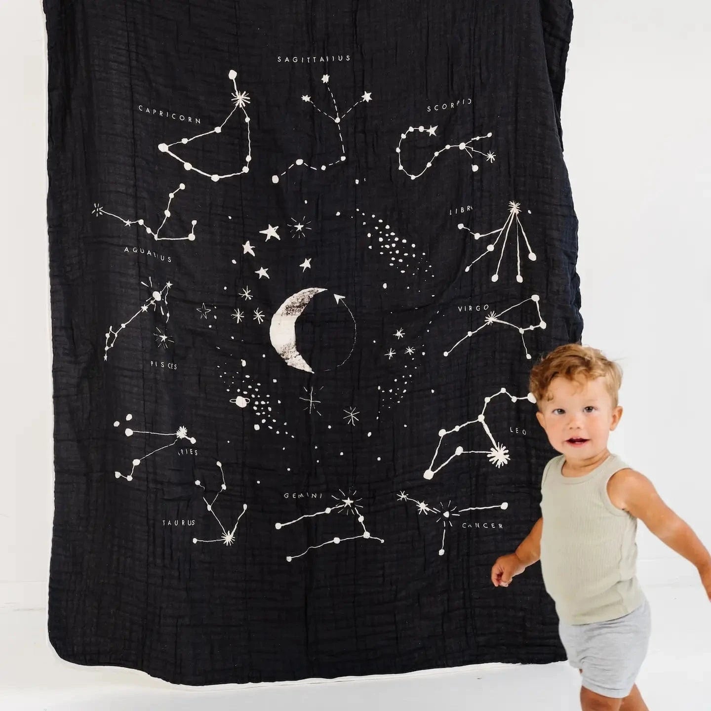 Large Astrology Throw Blanket Clementine Kids Blankets Lil Tulips