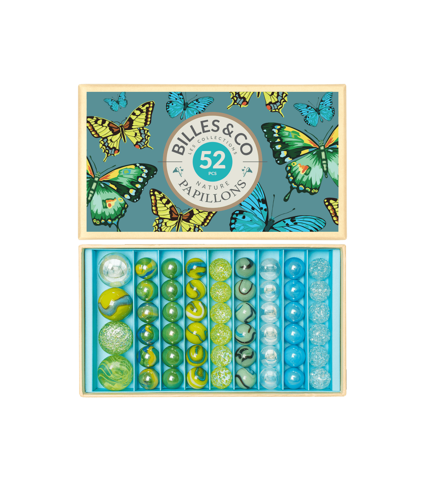 Large Box - Butterfly Marbles Billes & Co Lil Tulips