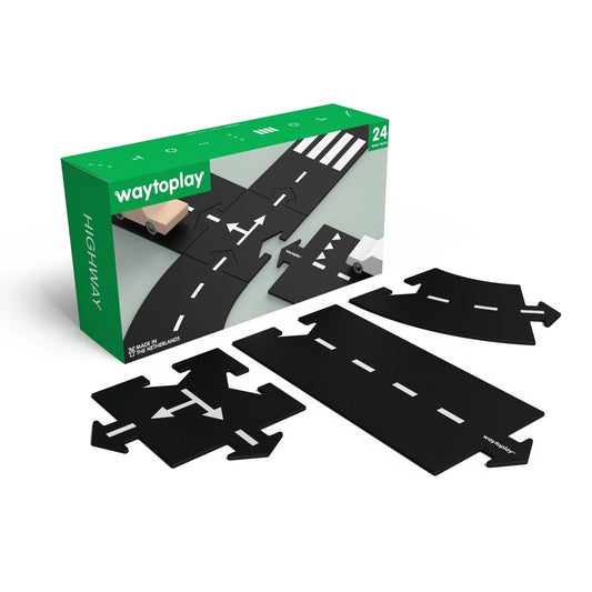 Large Flexible Toy Road Set - Highway waytoplay Lil Tulips
