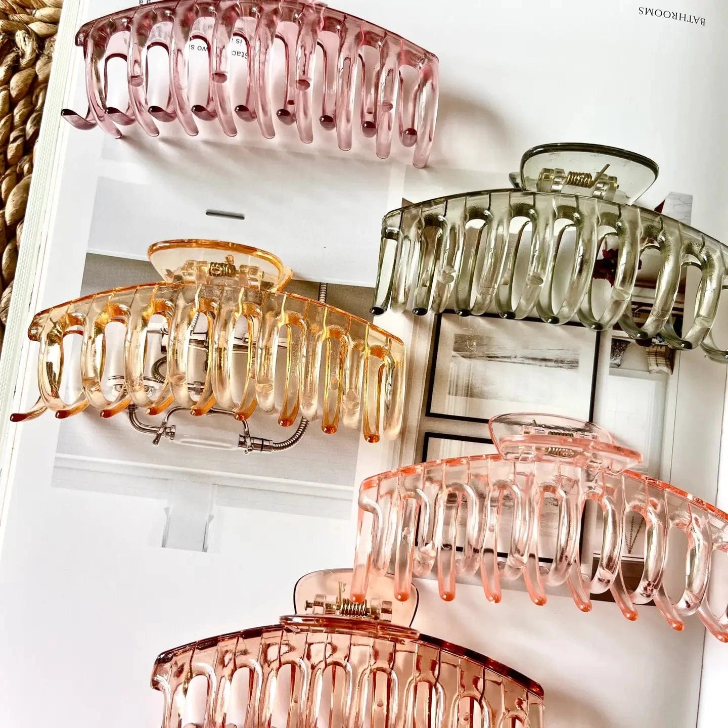 Large Hair Claw Clip - Spring Collection Frosting Company Lil Tulips