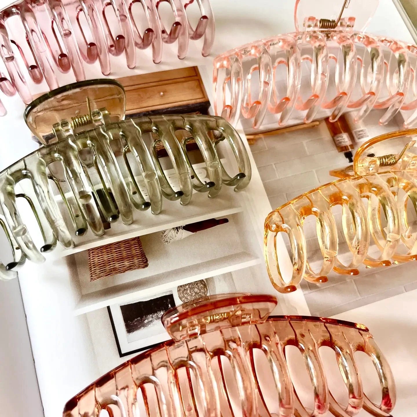 Large Hair Claw Clip - Spring Collection Frosting Company Lil Tulips