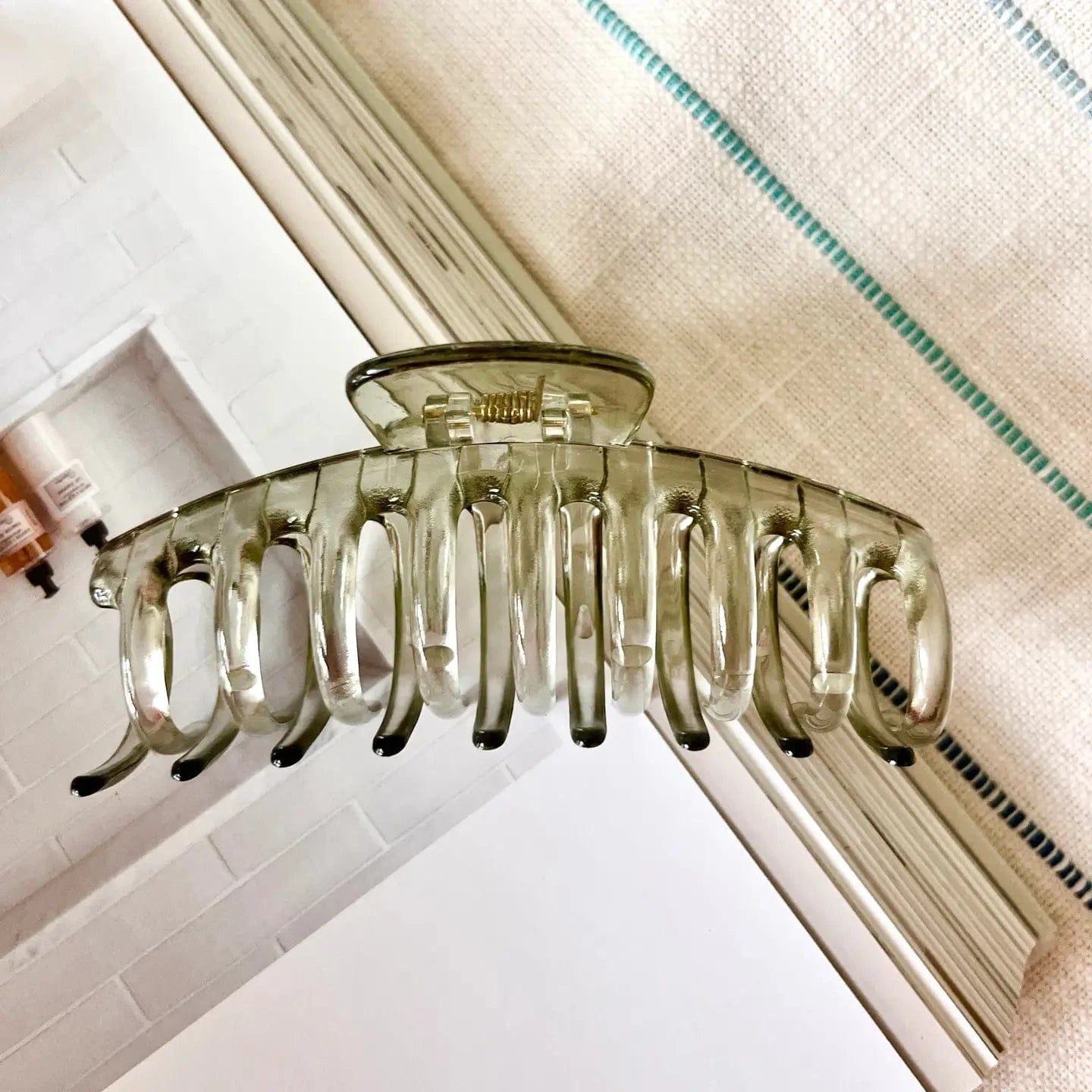 Large Hair Claw Clip - Spring Collection Hickory Olive Frosting Company Lil Tulips