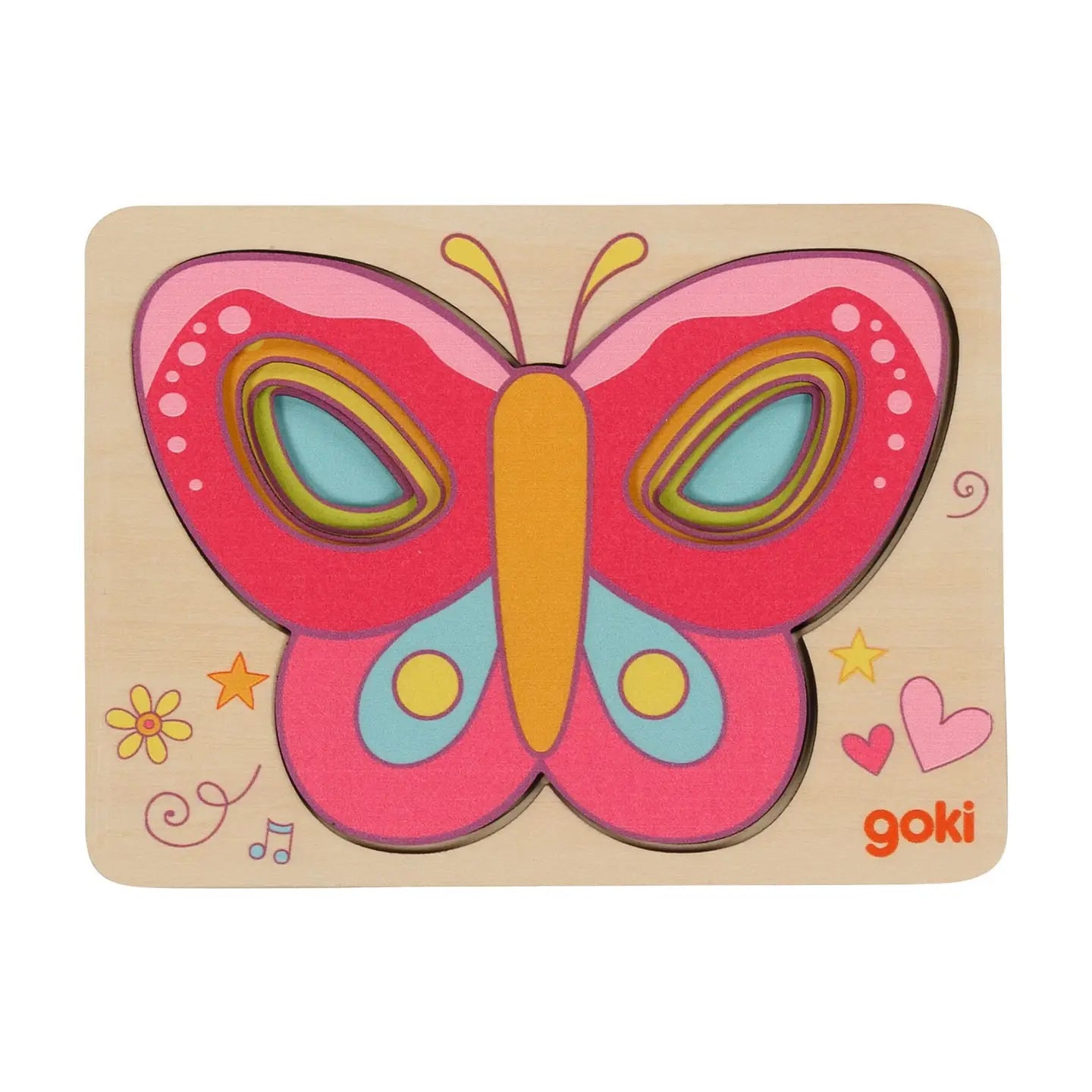 Layer Puzzle Butterfly Goki Lil Tulips