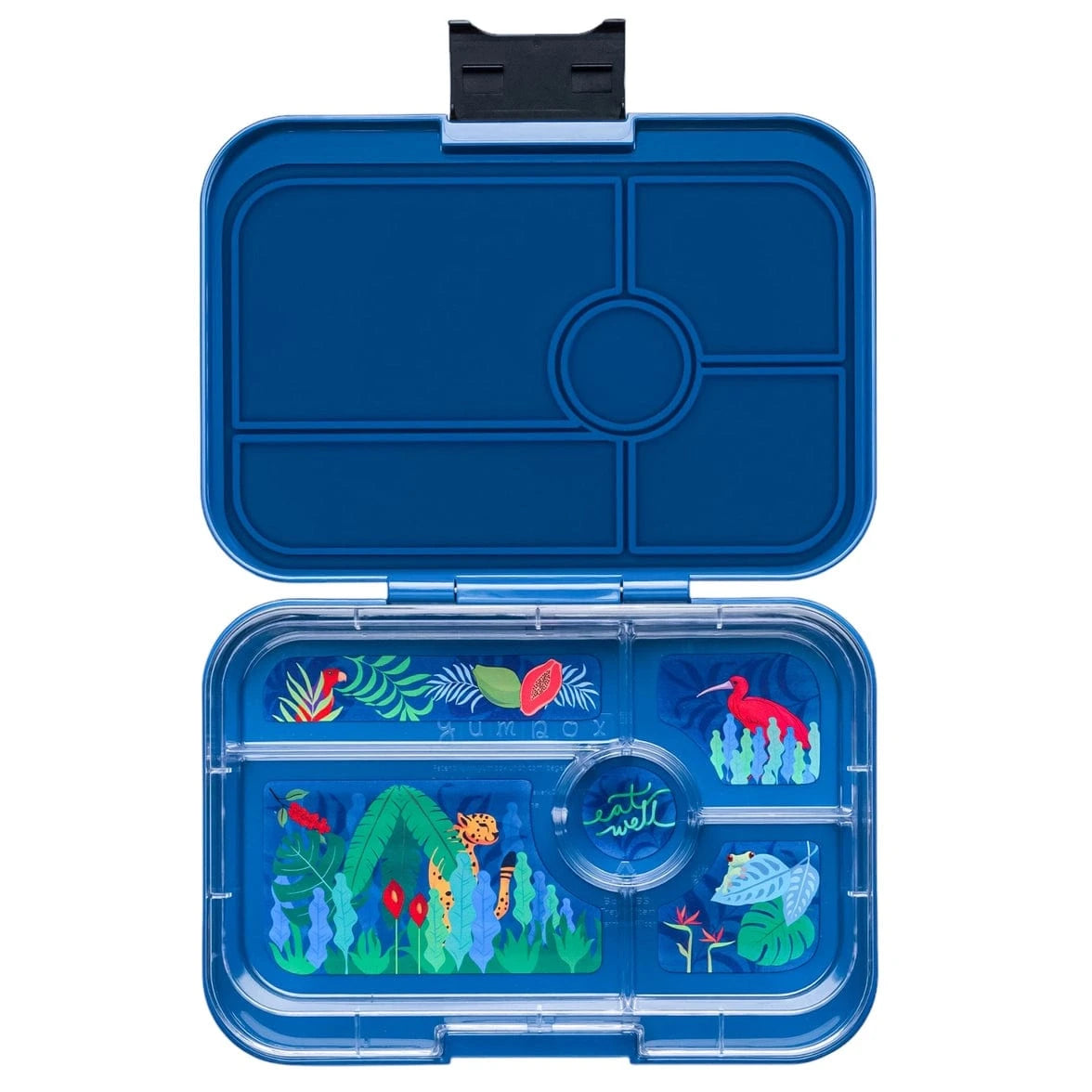 Leakproof Yumbox Tapas Bento Lunch Box - Monte Carlo Blue Yumbox Lil Tulips