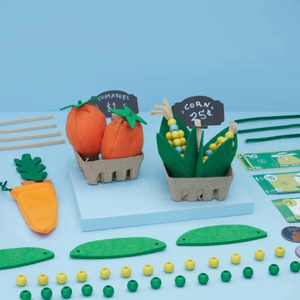 Learn & Grow Farmers Market Toy Kit For Kids KiwiCo, Inc. Lil Tulips