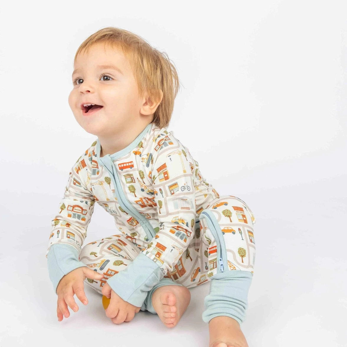 Let's Go! Bamboo Convertible Baby Pajamas Emerson and Friends Baby & Toddler Clothing Lil Tulips