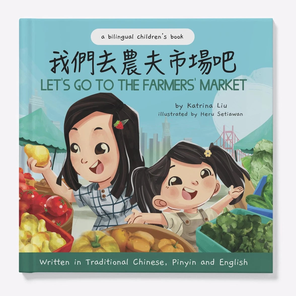 Let's Go To the Farmers' Market - Book (Bilingual - Traditional Chinese) Lychee Press Lil Tulips