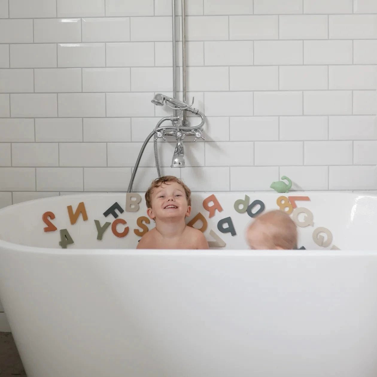 Letters & Numbers Bath Play Set - Sol Mushie Lil Tulips