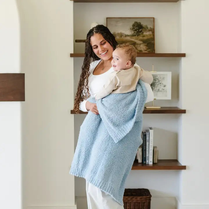 Light Blue Bamboni Blanket Saranoni Lil Tulips