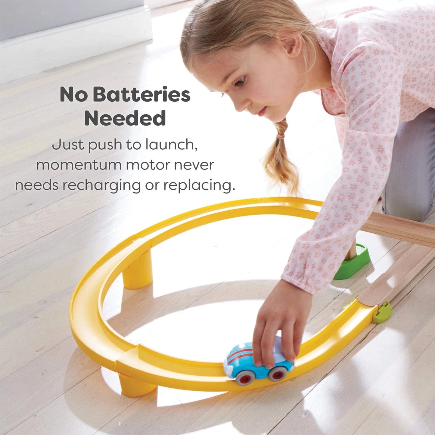 Light Blue Speedster with Momentum Motor haba Lil Tulips