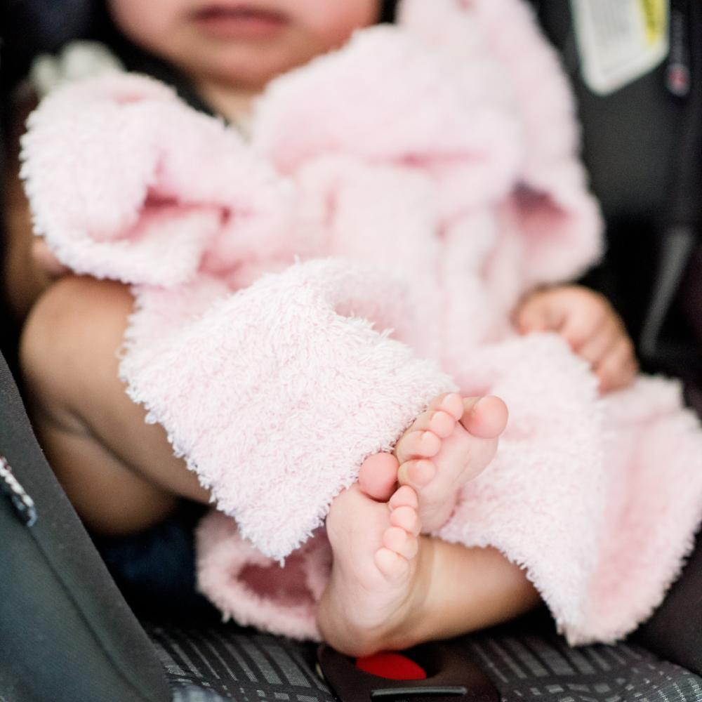 Light Pink Bamboni Blanket Saranoni Lil Tulips