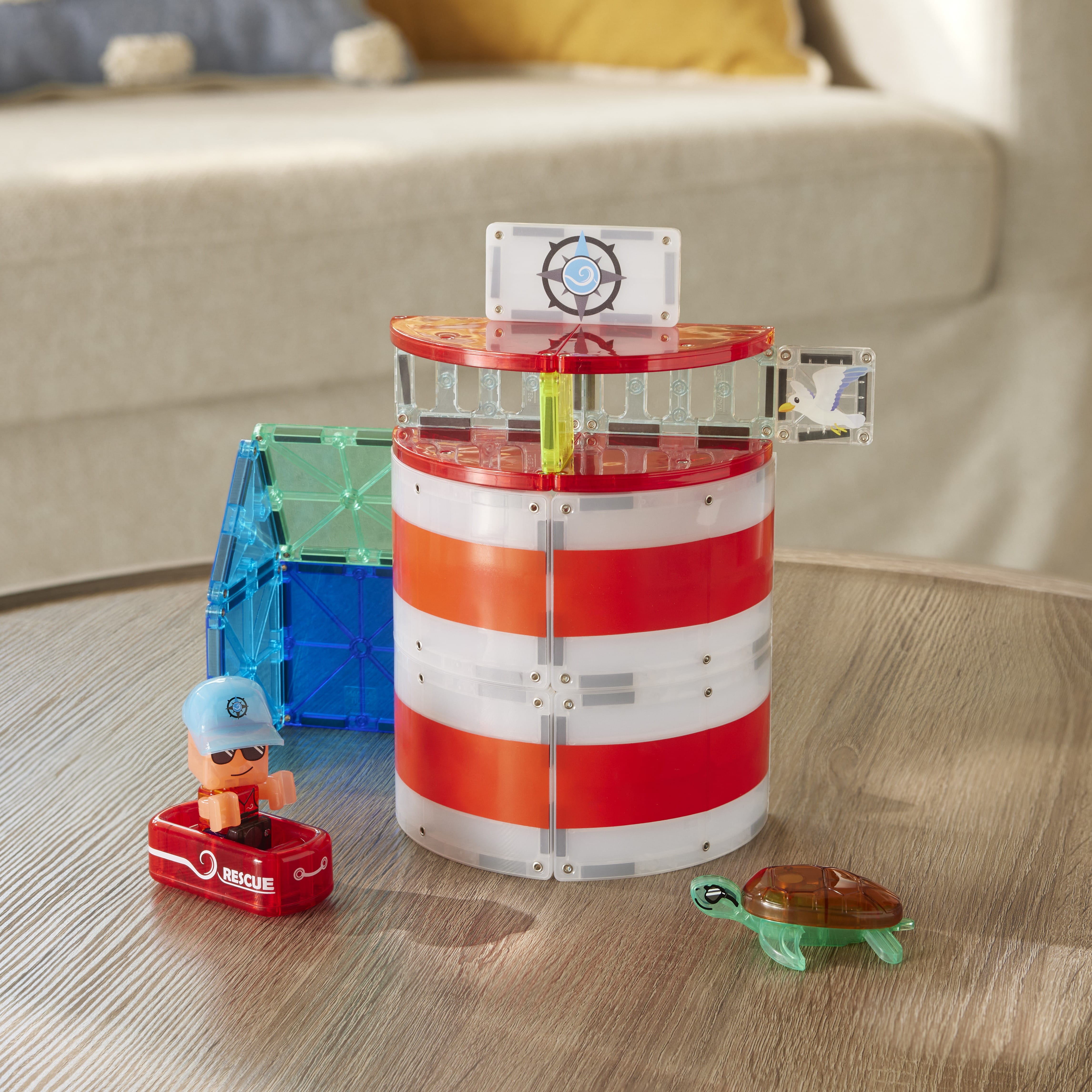 Lighthouse Rescue 26 Piece Set Magna-Tiles Lil Tulips