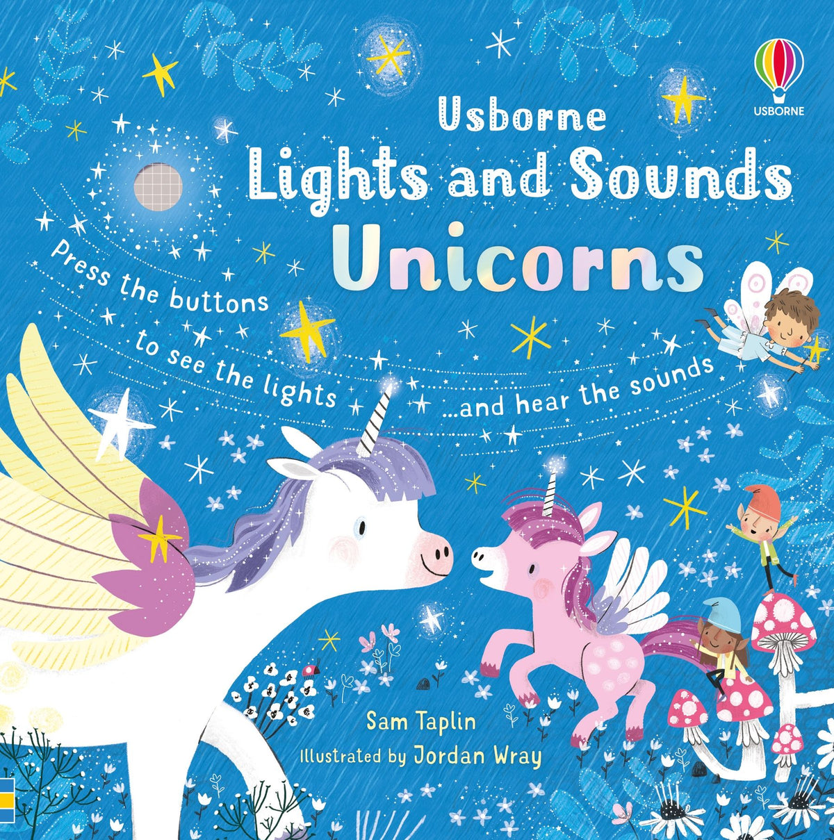 Lights and Sounds - Unicorns — Usborne book cover
