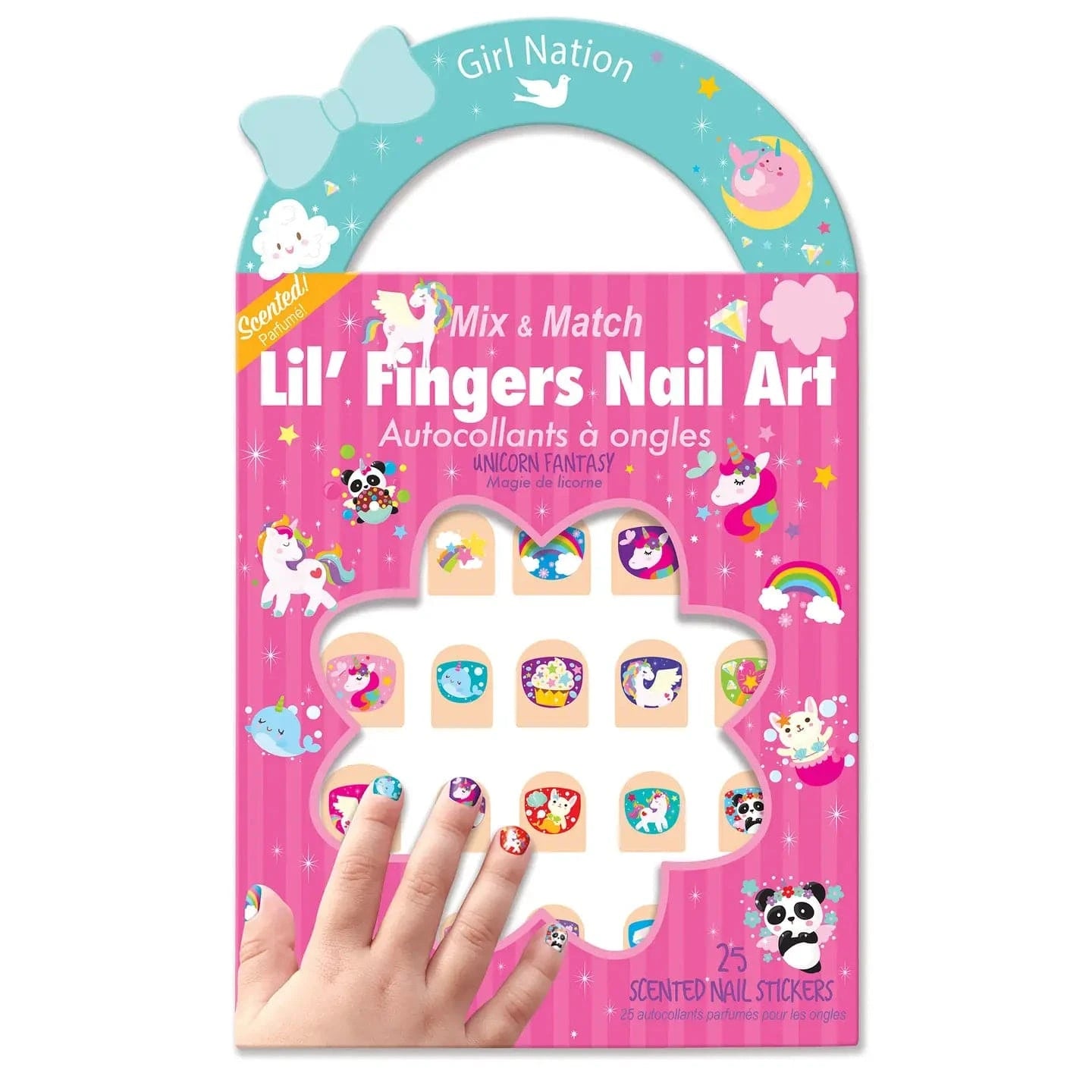 Lil' Fingers Nail Art- Unicorn Fantasy Girl Nation Lil Tulips