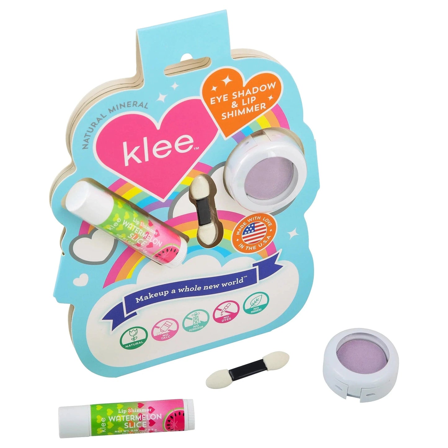 Lilac Sparkles - Mineral Eye Shadow & Lip Shimmer Duo Klee Naturals Lil Tulips