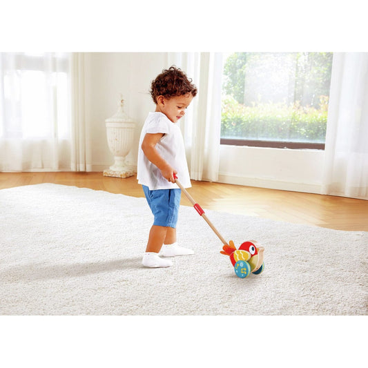 Lilly Musical Push Along Hape Lil Tulips