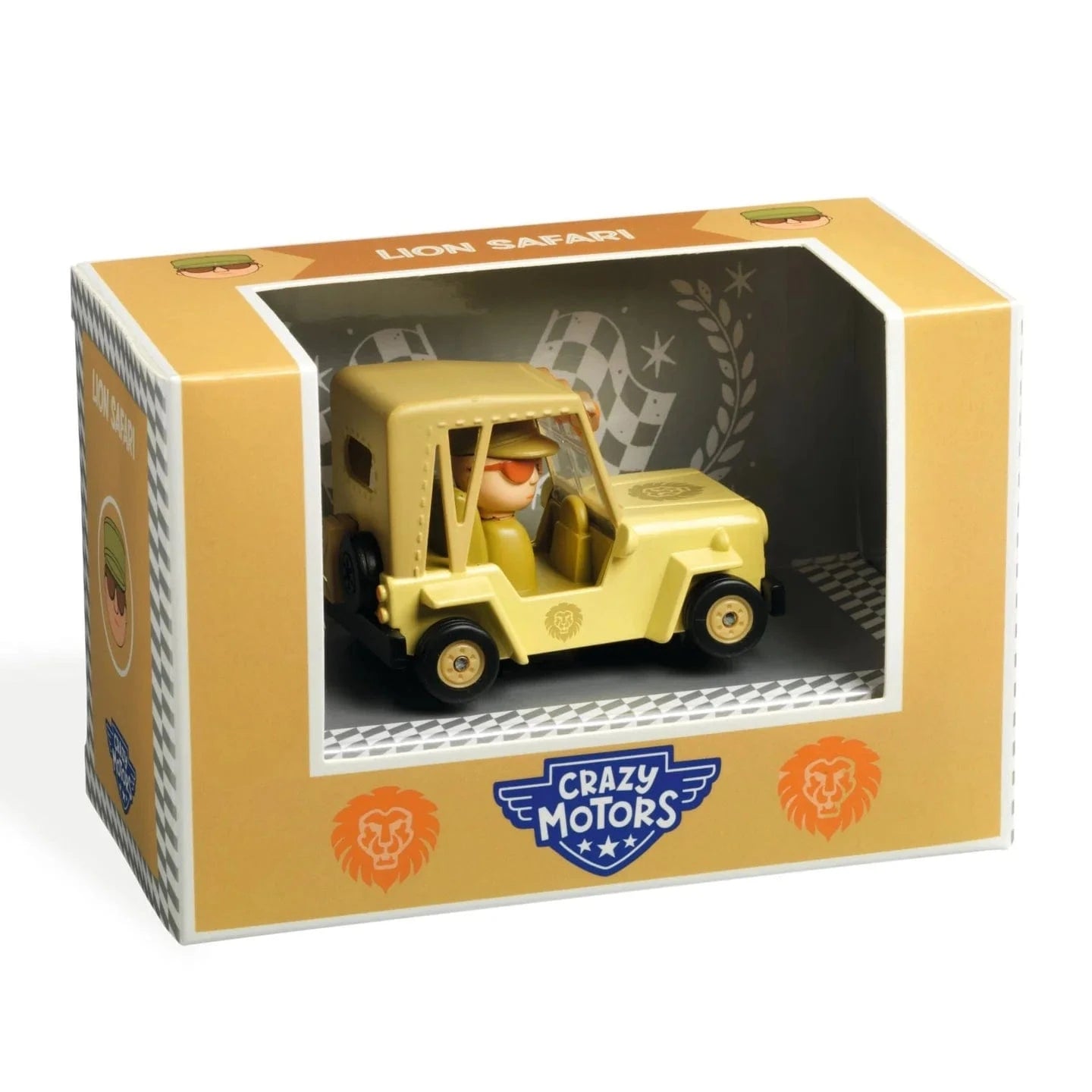 Lion Safari Crazy Motors Djeco Lil Tulips