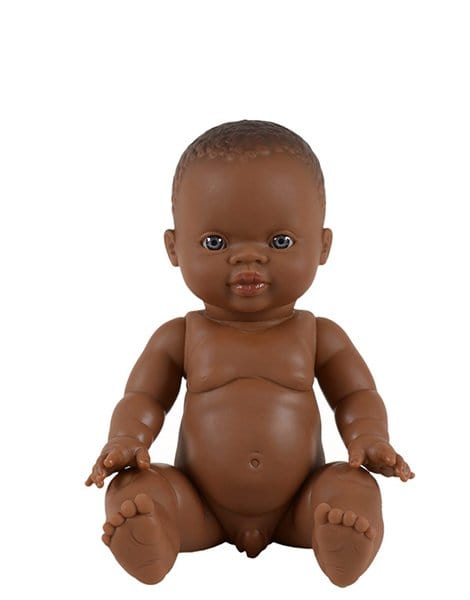 Little African Boy Doll (Light Eyes) Minikane Lil Tulips
