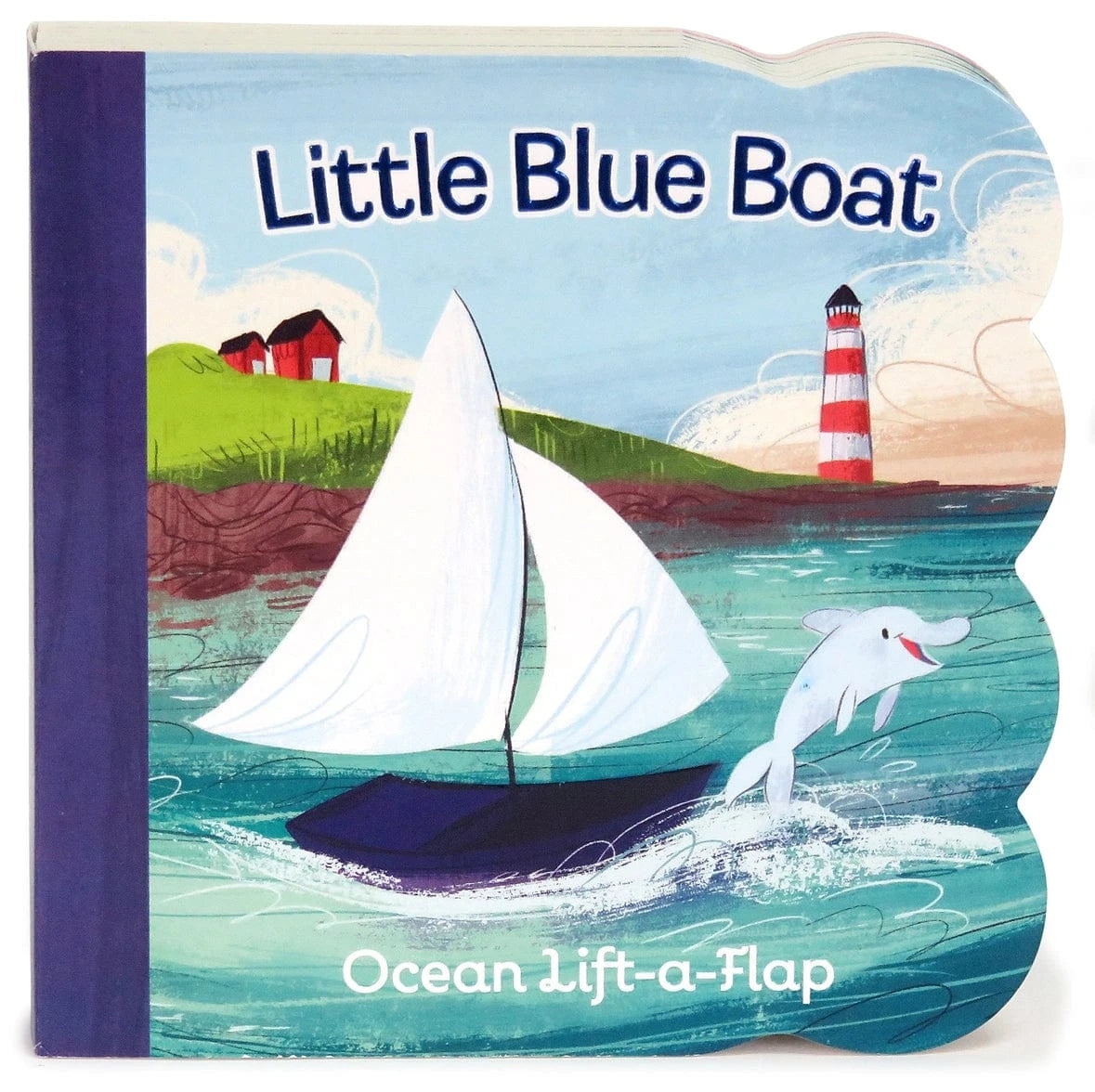 Little Blue Boat - Lift-A-Flap Board Book Cottage Door Press Books Lil Tulips