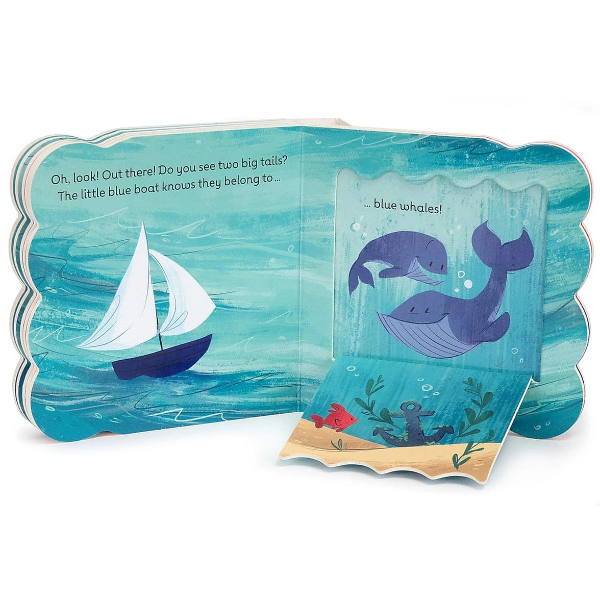 Little Blue Boat - Lift-A-Flap Board Book Cottage Door Press Books Lil Tulips