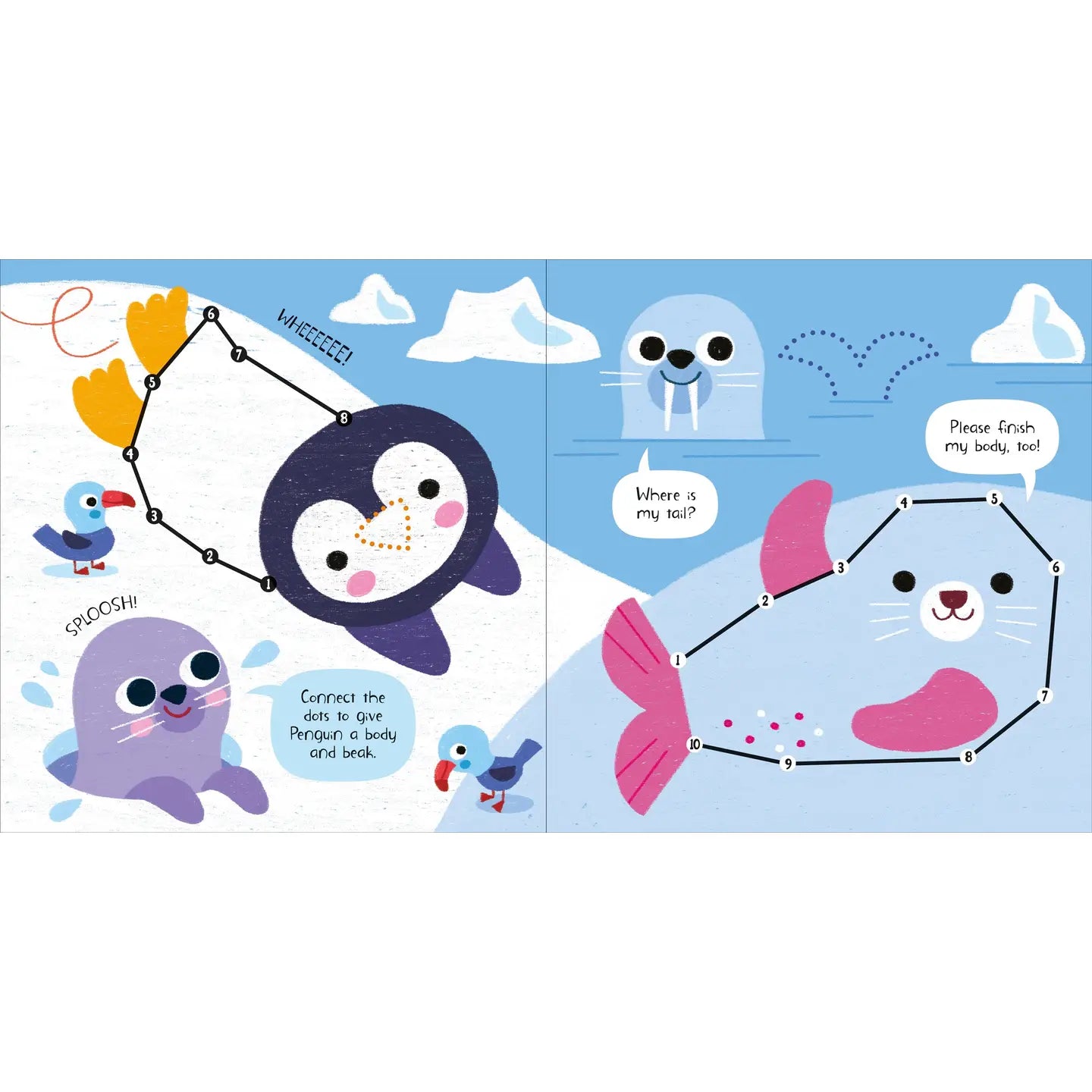Little Children's Connect the Dots Book Harper Collins Childrens Lil Tulips