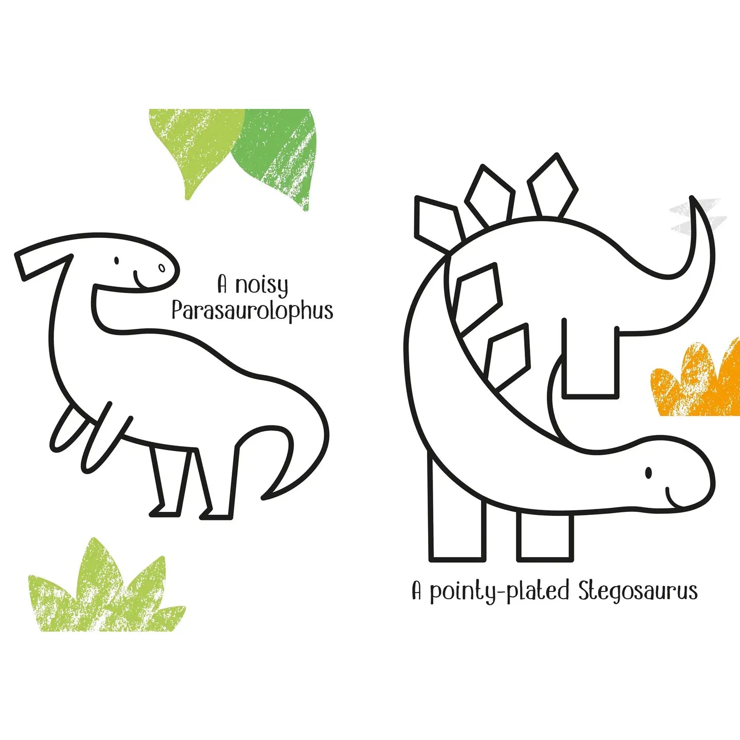 Little Coloring Dinosaurs Harper Collins Childrens Lil Tulips