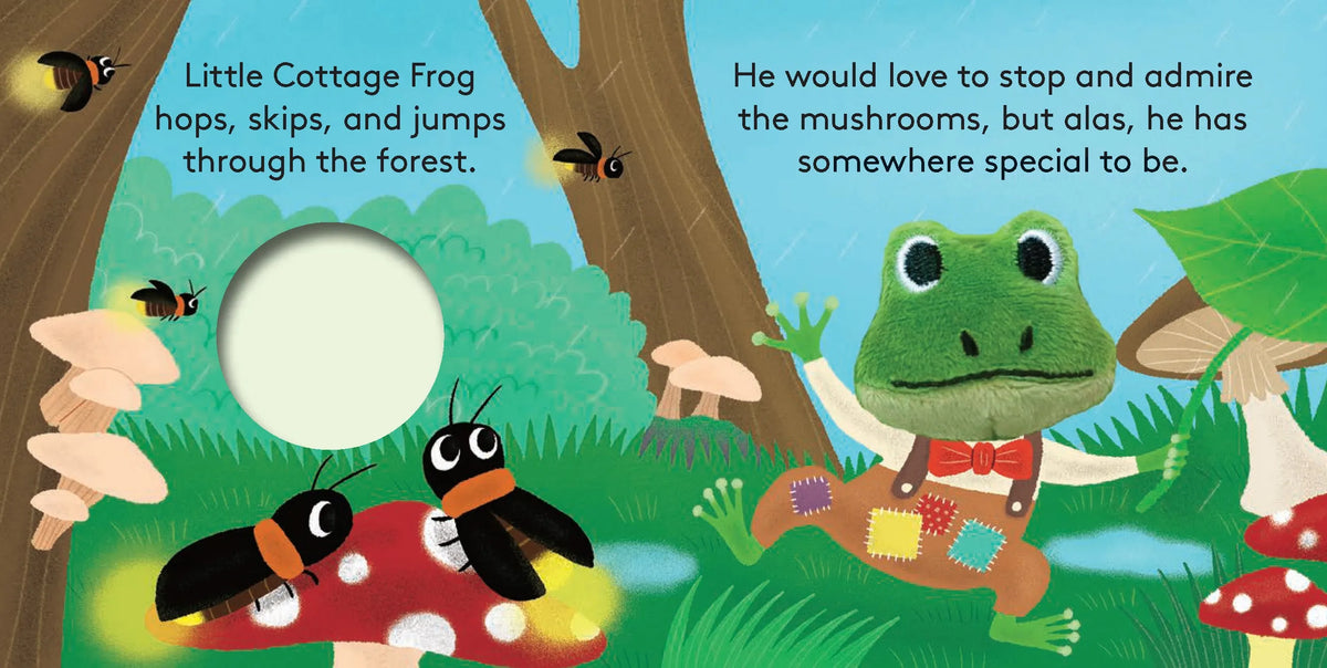 Little Cottage Frog: Finger Puppet Book Chronicle Books Lil Tulips