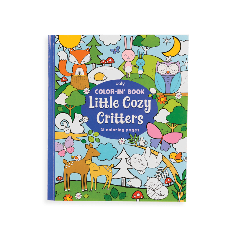 Little Cozy Critters Color-in' Book OOLY Lil Tulips