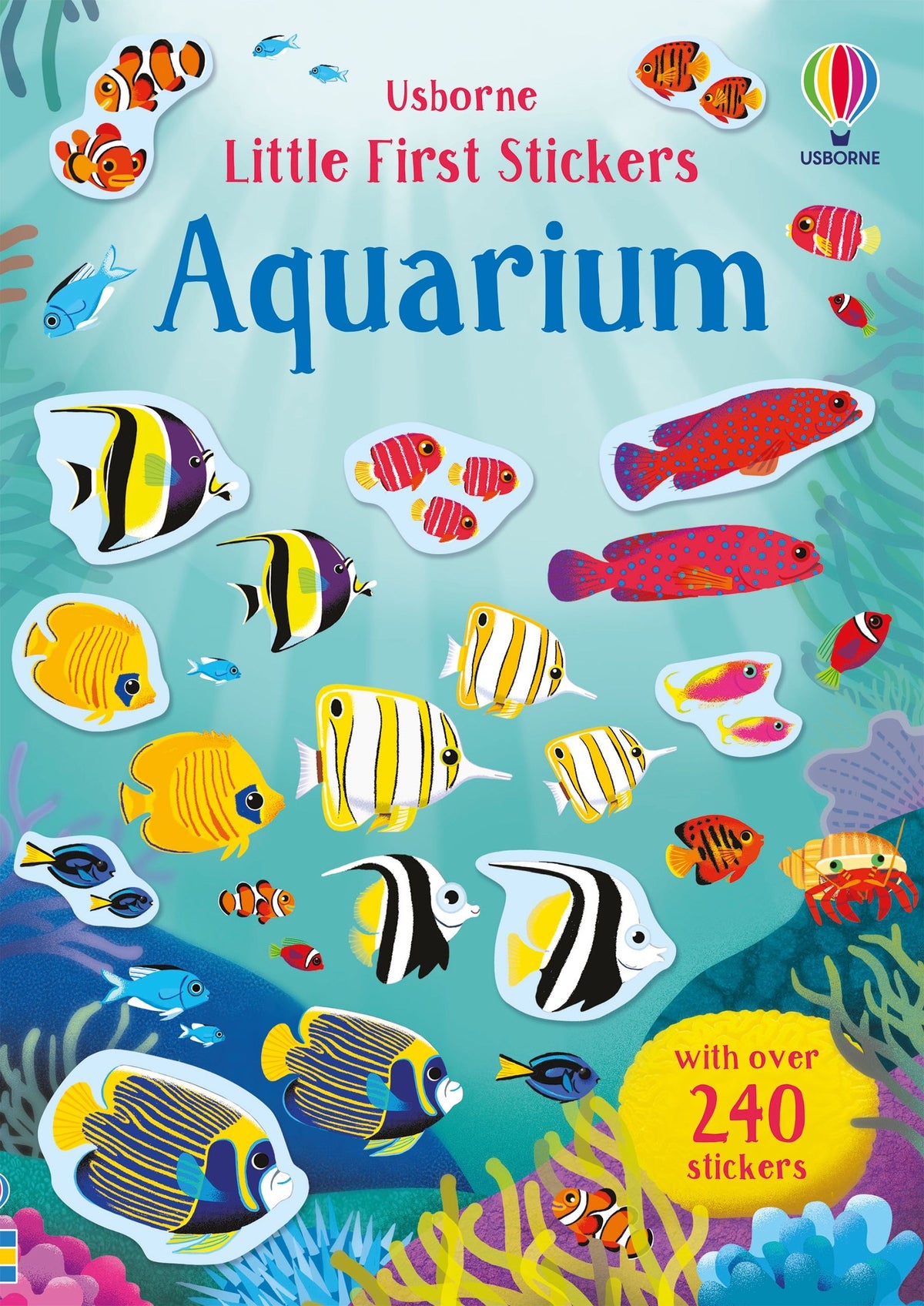 Little First Stickers Aquarium — Usborne book cover