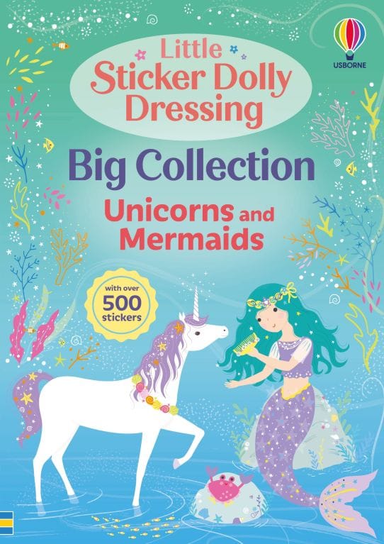Little Sticker Dolly Dressing Big Collection Unicorns & Mermaids Harper Collins Childrens Lil Tulips