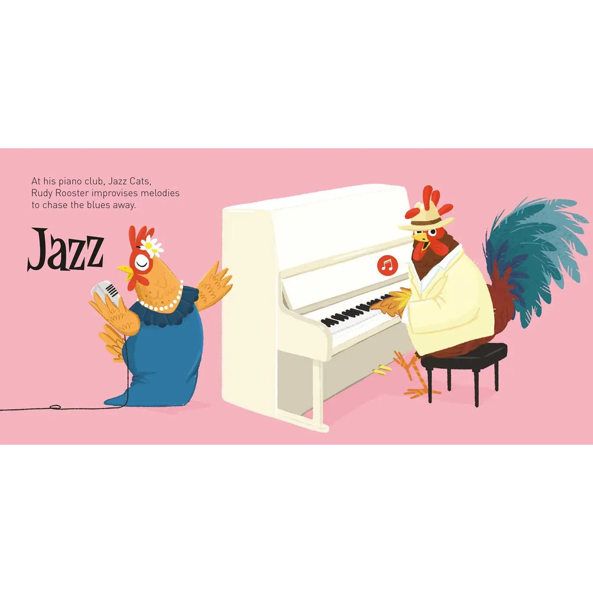 Little Virtuoso King of Piano Rudy Rooster Simon & Schuster Lil Tulips