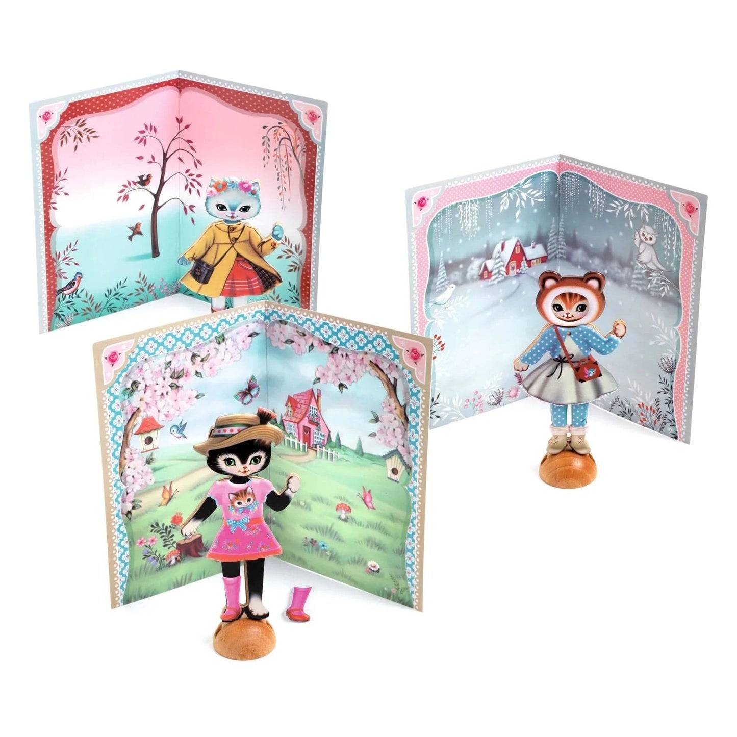 Little Wardrobe Collage Craft Kit Djeco Lil Tulips