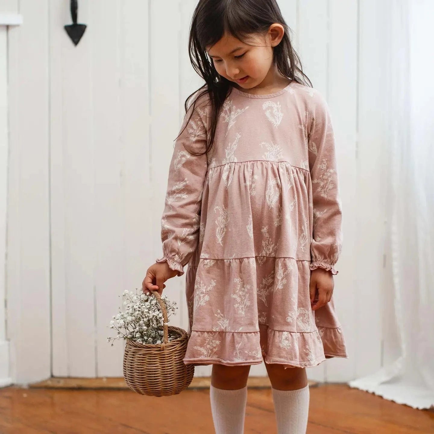 Little Wild Flower Toddler Dress Burt's Bees Baby Lil Tulips